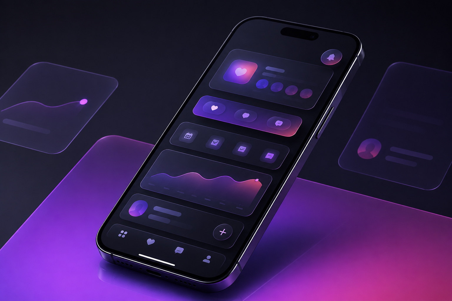 Aplicativo mobile com módulos de relacionamento e indicadores